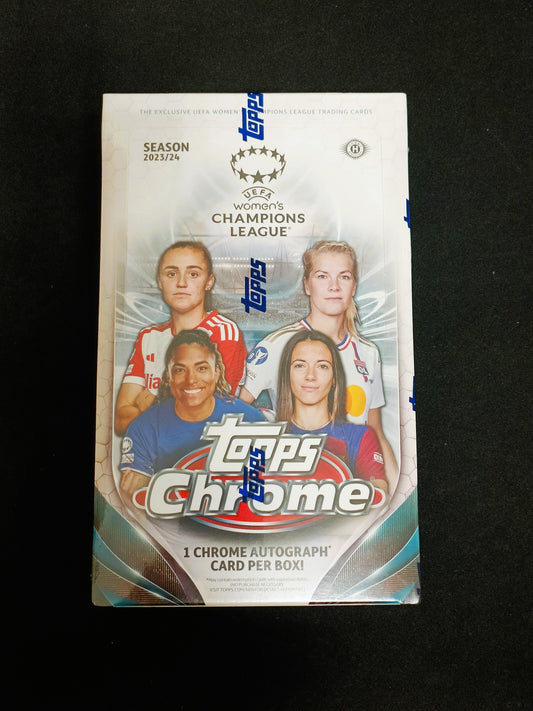 2023/24 Topps Chrome UEFA Women's Champions League - Hobby Box