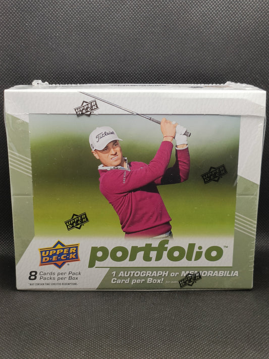 2024 Upper Deck Portfolio Golf - Hobby Box