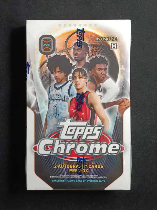 2023/24 Topps Chrome Overtime Elite Basketball - Hobby Box