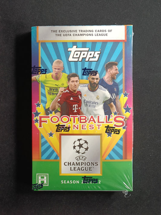 2021/22 Topps Finest Flashbacks Football - Hobby Box